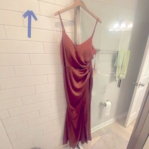 Revelry Satin Bridesmaid Dress